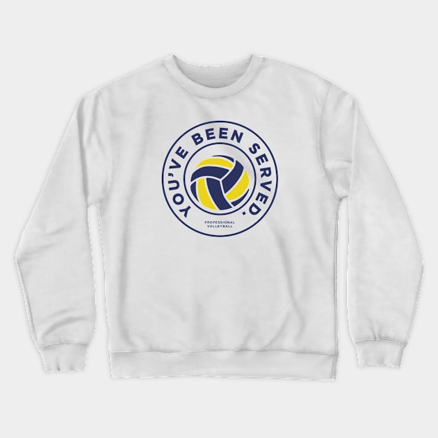 volleyball player Crewneck Sweatshirt by Infectee